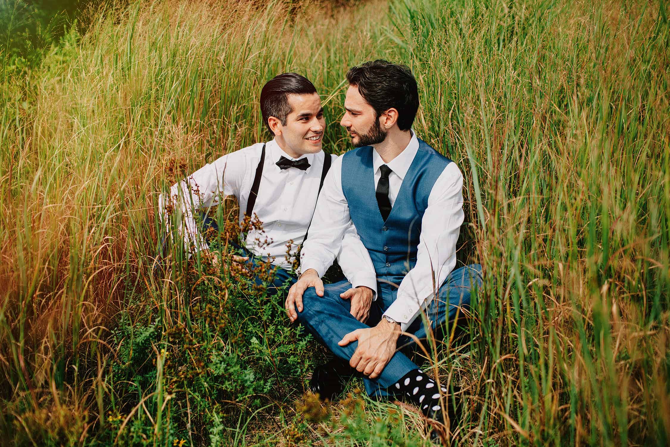 same sex wedding fire island